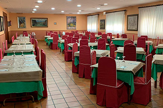 restaurante elegante con menu diario